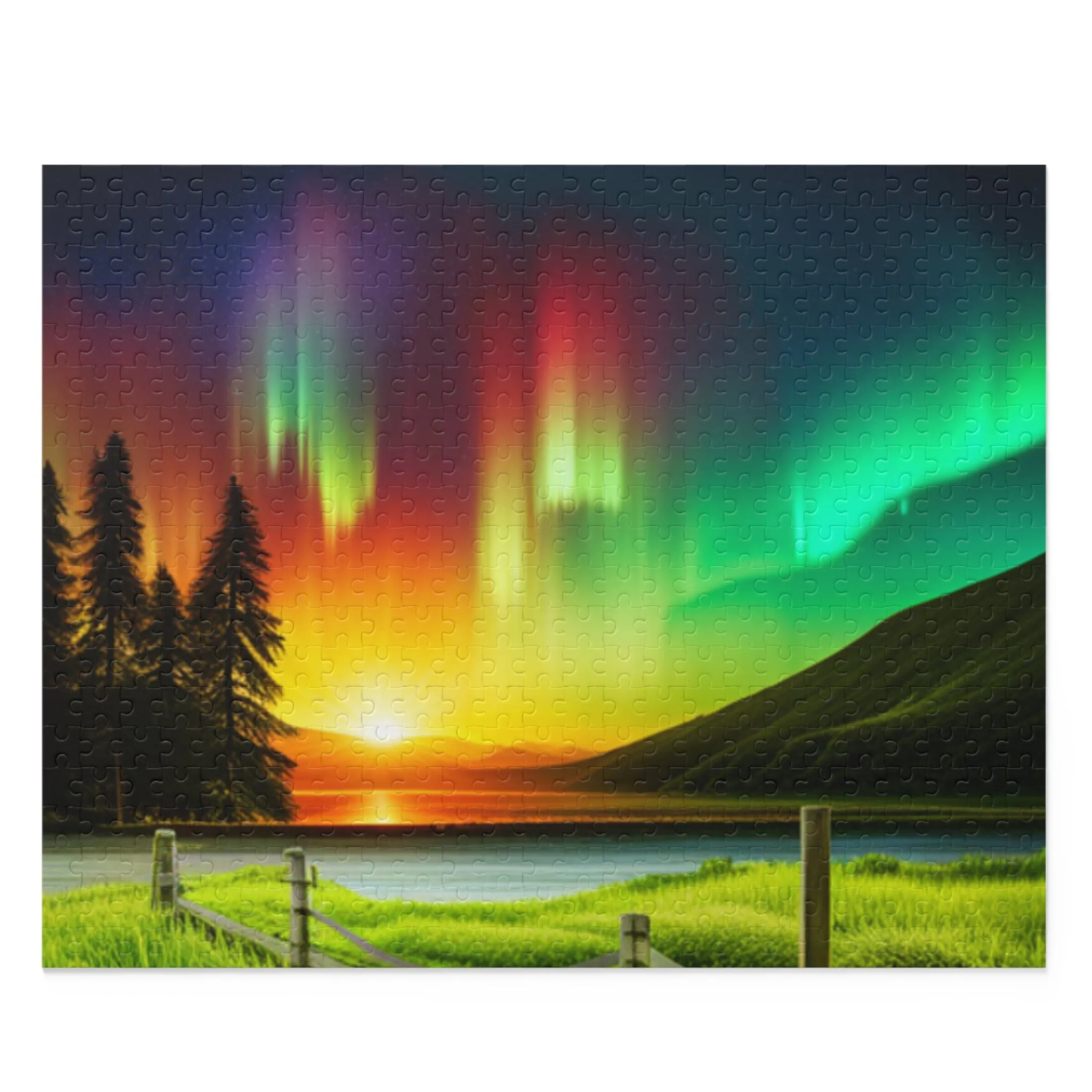 Stunning Lights in the Sky Puzzle (120, 252, 500-Piece)