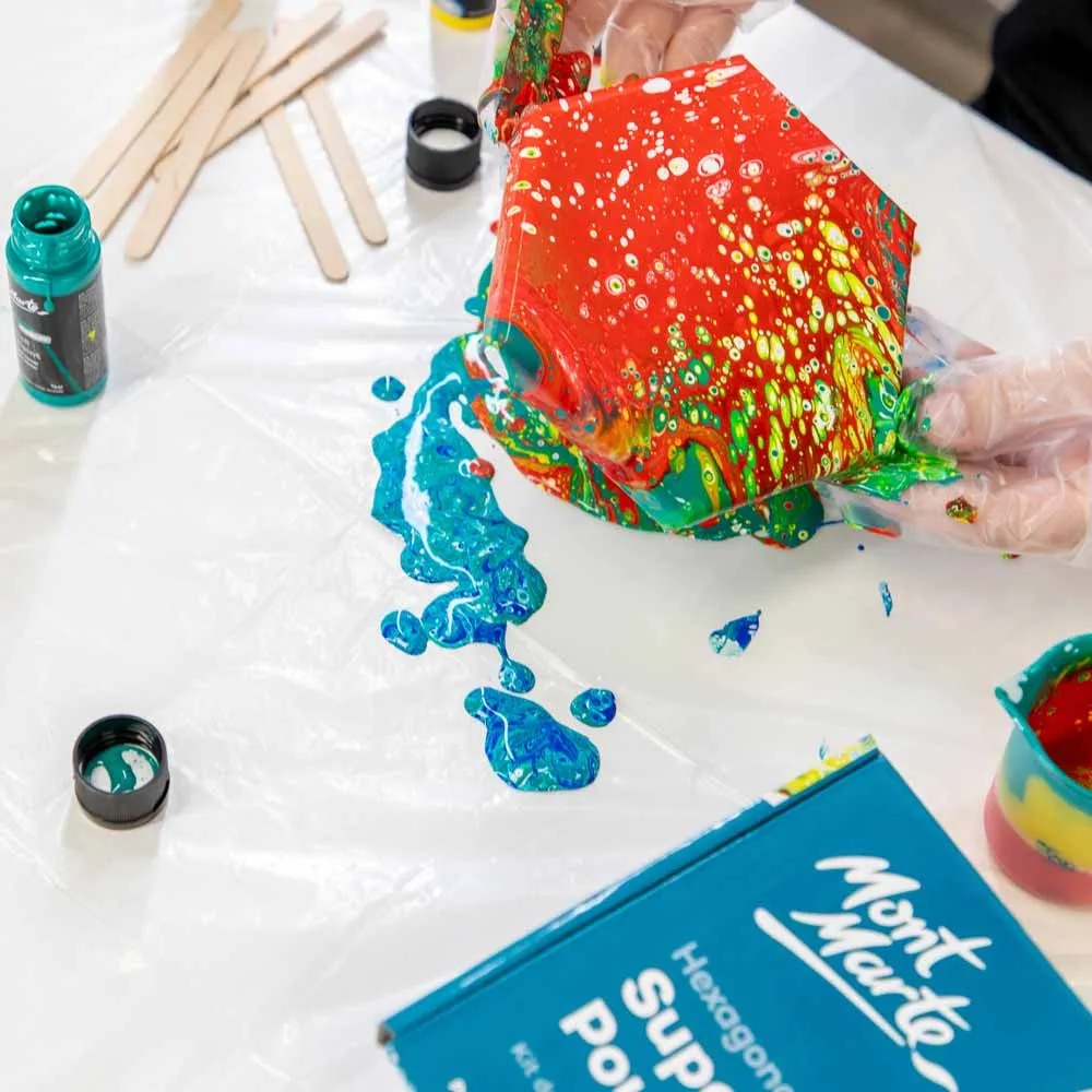 SuperCell Pouring Paint Kit Premium 23pc