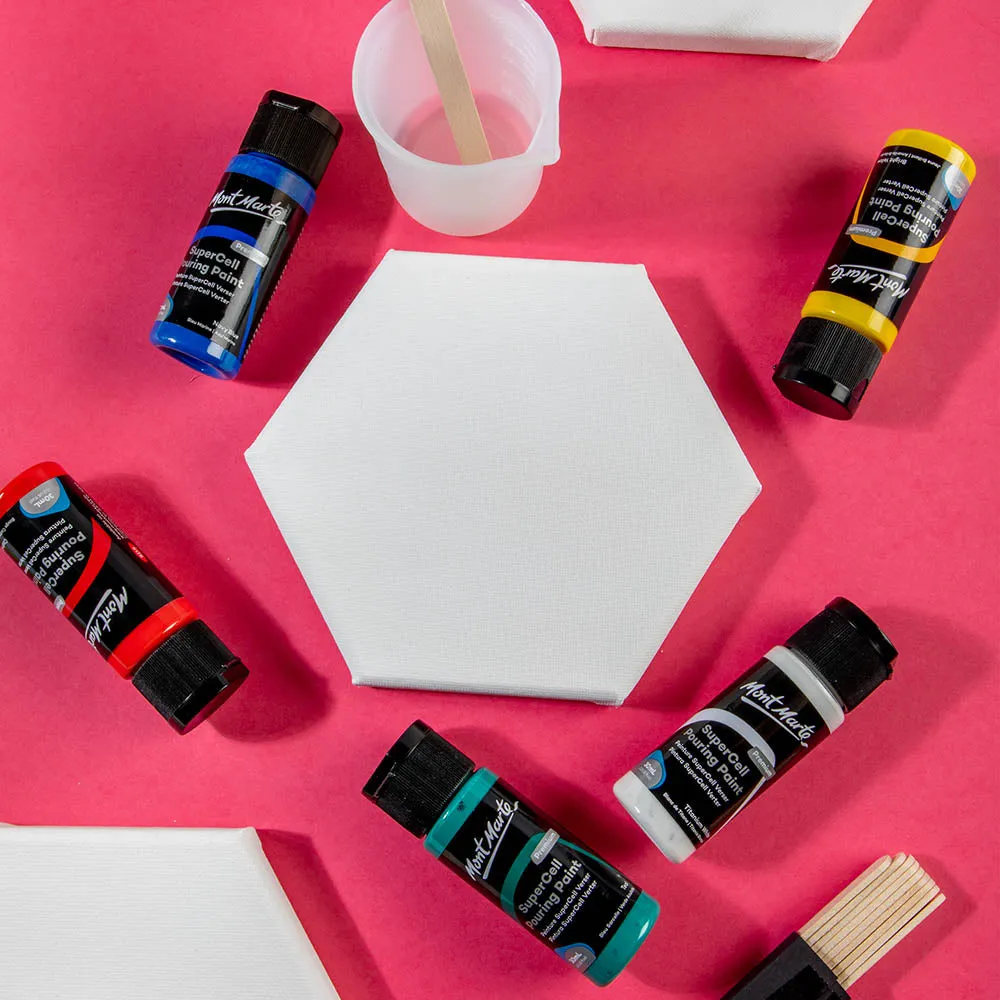 SuperCell Pouring Paint Kit Premium 23pc