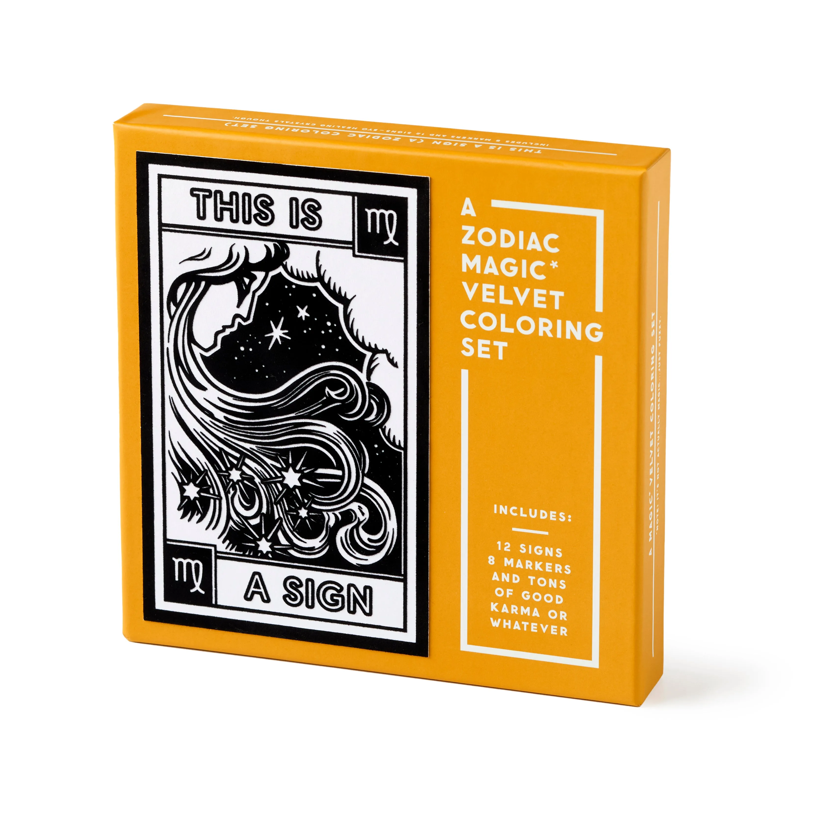 This Is A Sign Magic Velvet Zodiac Coloring Set