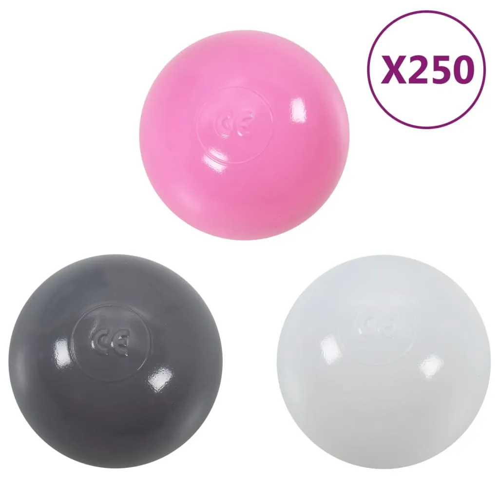 vidaXL Play Balls 250 pcs Multicolour - Durable and Lightweight Baby Play Balls