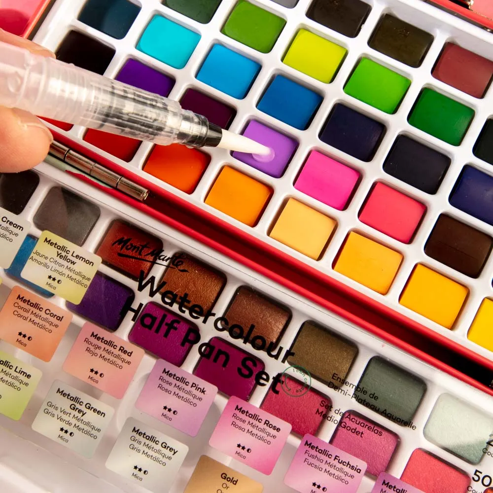 Watercolour Half Pan Set Signature 73pc