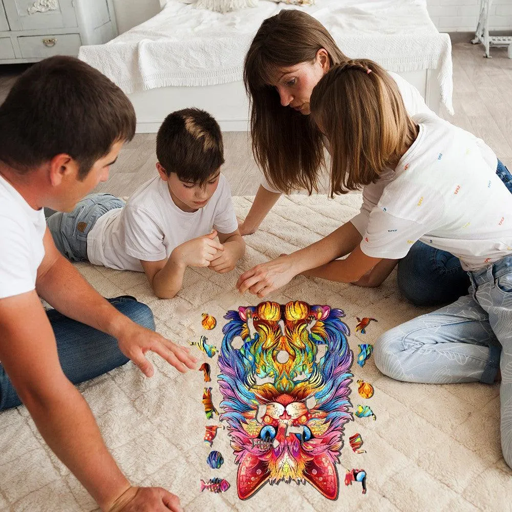 Woodbests - Persian Cat-3 Wooden Jigsaw Puzzle (160-200pcs)
